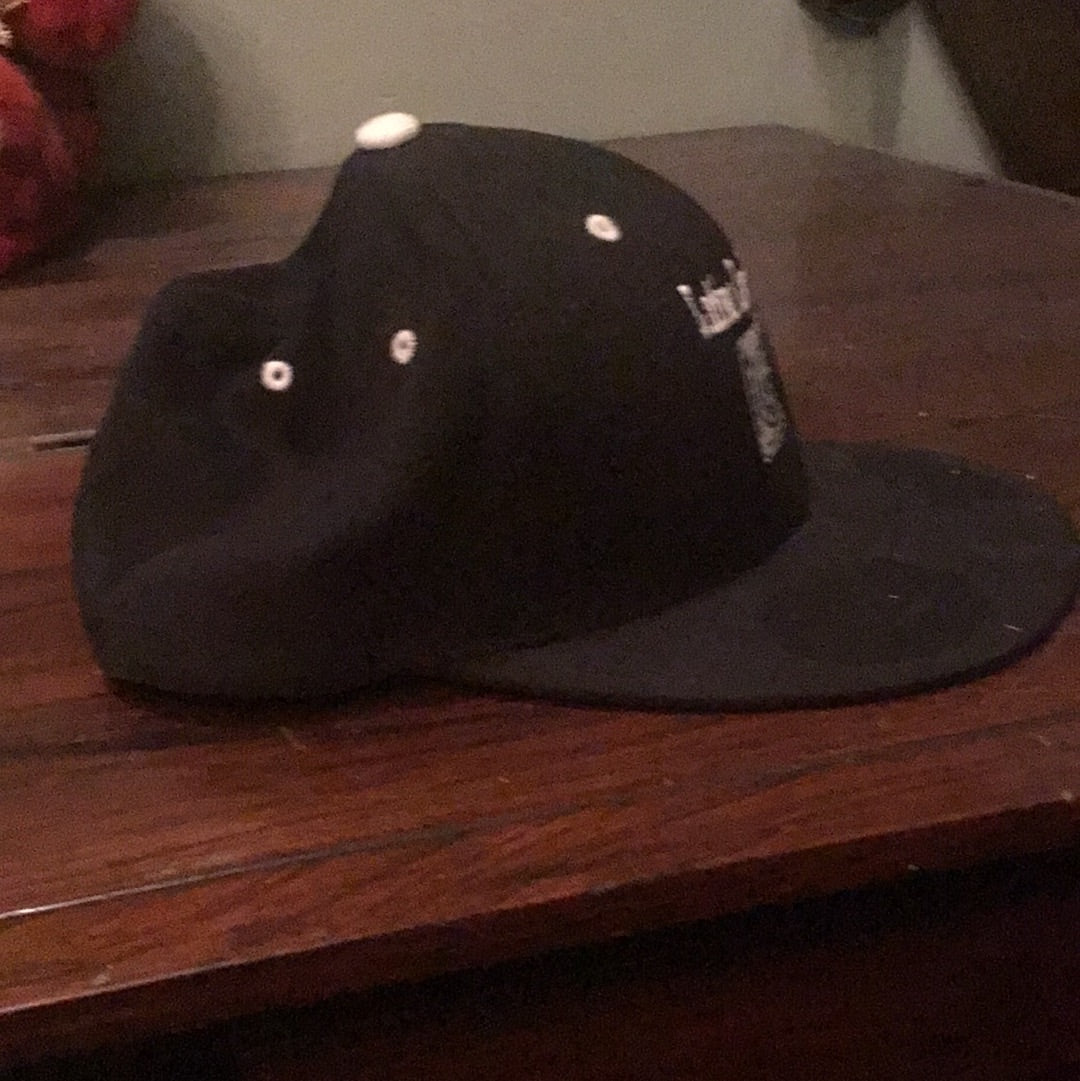 Latino rap records baseball cap black