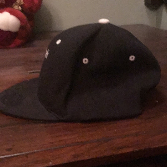 Latino rap records baseball cap black